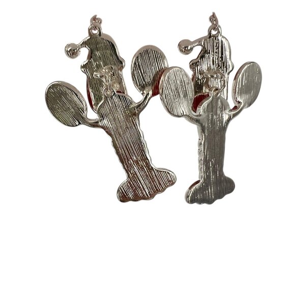 Rarelove Christmas Lobster Earrings Gift Set With Card Red Bow NWB - Picture 7 of 9